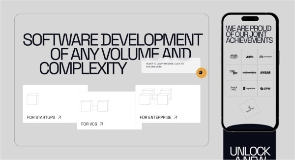 
                    Как мы строили блокчейн завод. Кейс: Промо-сайт для Web3-агентства            