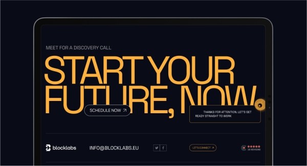 
                    Как мы строили блокчейн завод. Кейс: Промо-сайт для Web3-агентства            