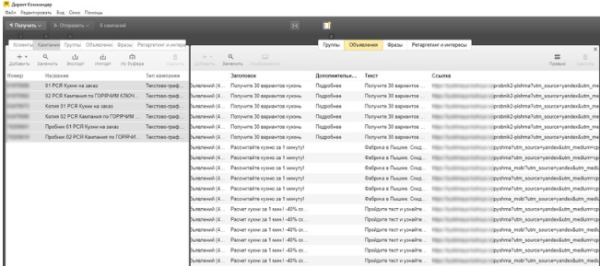 
                    Кейс: Кухни на заказ 94 заявки по 391 рублю за месяц            
