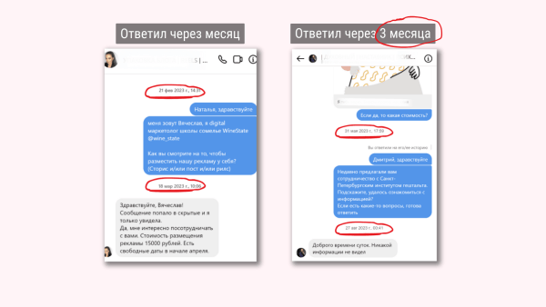 Написали 1175 блогерам, ответили 402, отказали 230. Провели 85 интеграций с блогерами, чтобы больше никогда
Написали 1175 блогерам, ответили 402, отказали 230. Провели 85 интеграций с блогерами, чтобы больше никогда