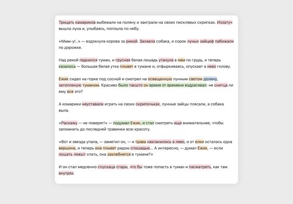 
                    Бесплатный инструмент для проверки пунктуации и орфографии            