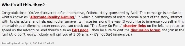 
                    Шпионаж, шифры и угон новой модели авто: как компания Audi продвигала Audi А3 через ARG-игру и получила +10 000 лидов            