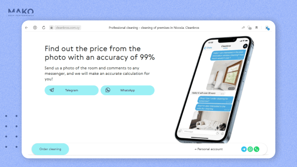 Как клининговый сервис выходил за рубеж: применили нейросети в рекламе и создали спрос на Кипре, в Турции и Казахстане
Как клининговый сервис выходил за рубеж: применили нейросети в рекламе и создали спрос на Кипре, в Турции и Казахстане