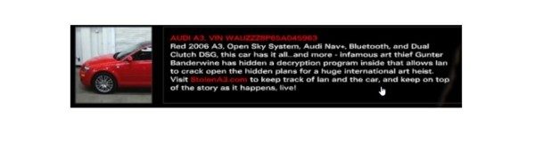 
                    Шпионаж, шифры и угон новой модели авто: как компания Audi продвигала Audi А3 через ARG-игру и получила +10 000 лидов            