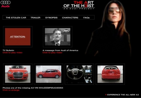 
                    Шпионаж, шифры и угон новой модели авто: как компания Audi продвигала Audi А3 через ARG-игру и получила +10 000 лидов            