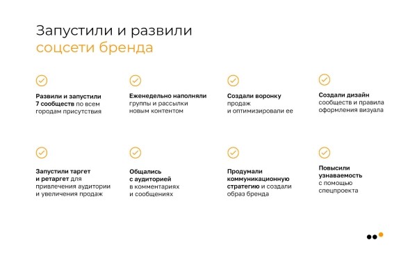 Как с нуля запустить SMM для службы доставки еды в 6 городах и к третьему месяцу обеспечить ДРР 14% и продать на 5,4 млн
Как с нуля запустить SMM для службы доставки еды в 6 городах и к третьему месяцу обеспечить ДРР 14% и продать на 5,4 млн