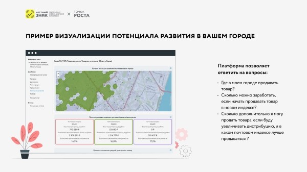 ЦРПТ открыл бизнесу бесплатный доступ к новому аналитическому сервису «Точка роста»
ЦРПТ открыл бизнесу бесплатный доступ к новому аналитическому сервису «Точка роста»