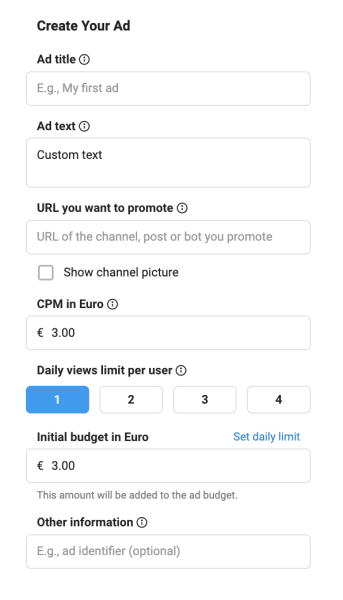 
                    Введение в Tg ads, личный опыт работы с платформой и итоги 3000€ на продвижение канала в Telegram            