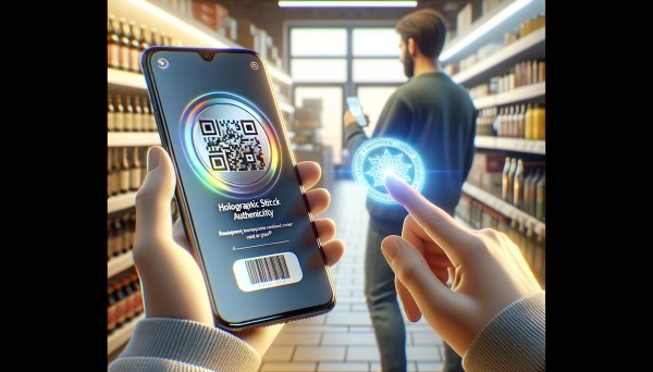 
                    Голографическая наклейка или Голография с QR-кодом?!            