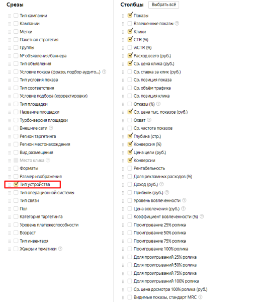 Корректировки ставок. Анализ и настройка
Корректировки ставок. Анализ и настройка