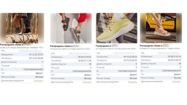 Частые ошибки ведения контекста: аудит рекламы для известного бренда обуви. Спойлер: кажется, тут сливают бюджет             
                    Частые ошибки ведения контекста: аудит рекламы для известного бренда обуви. Спойлер: кажется, тут сливают бюджет