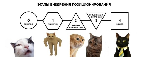 
                    Есть концепция позиционирования – нет понимания, что с ней делать. Human Code об этапах внедрения концепции в бизнес-процессы            