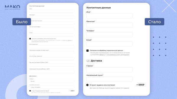 Почему у интернет-магазина мало продаж? Ошибка №3 – неудачная форма заявки и бардак в меню уменьшали конверсию в 4 раза             
                    Почему у интернет-магазина мало продаж? Ошибка №3 – неудачная форма заявки и бардак в меню уменьшали конверсию в 4 раза